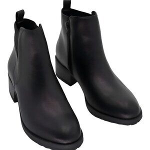 Style Co Graciee Lug Booties Black Beauty - Size 6